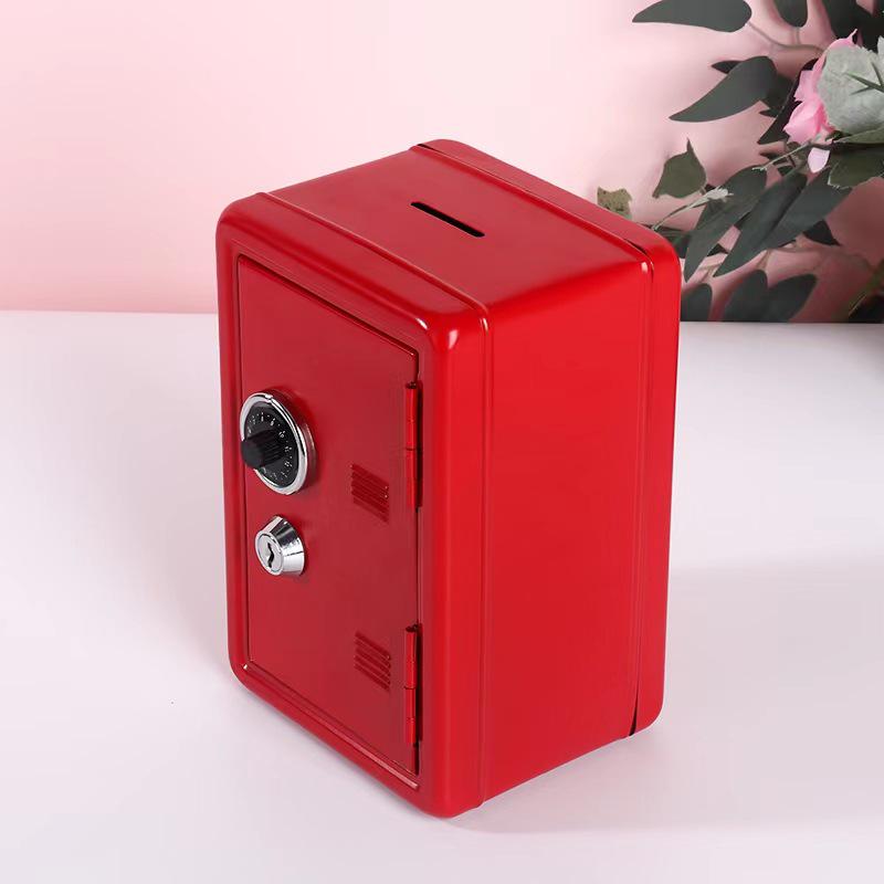 Creative Children's Coin-Operated Mini Safe Piggy Bank Cash Savings Box
