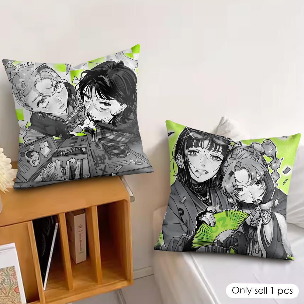 The Gguy She Was Interested In Wasnt A Guy At All Cushion Cover Pillow Case With Hidden Zipper Cutecore Room Decor For Home