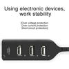 Hub Adapter Peripherals Accessories Multiple Expander 4 Port USB 2.0 Hub Power Adapter USB Hub