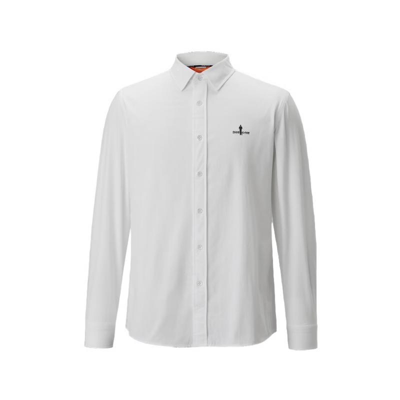 Biyinlefen Men's Ultralight Long-Sleeve Lapel Shirt