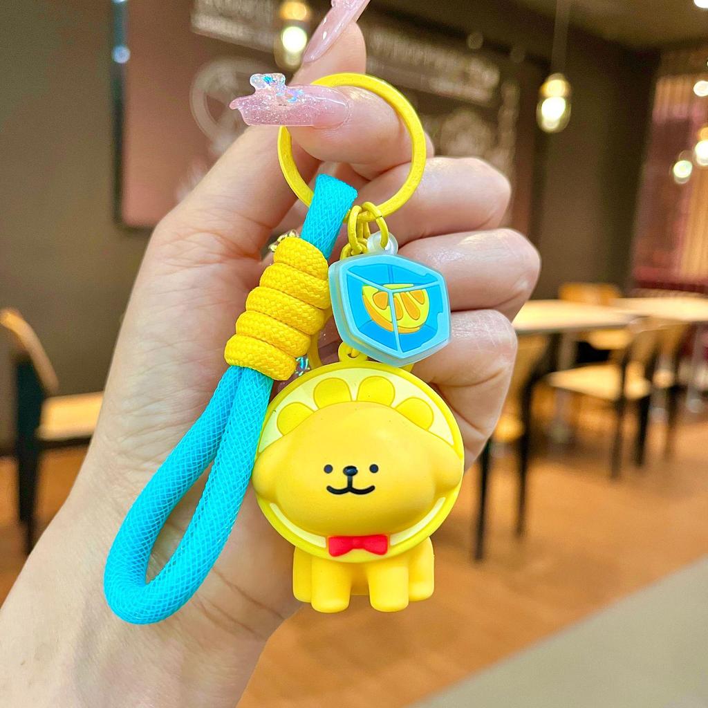 Bedårande Gris & Panda Stapelleksak Hängsmycke Nyckelring - Sött Par Bilväska Tillbehör, Perfekt Liten Gåva