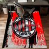 Milan Football club Printed Office Carpet Chair Cushion  Entryway Rug, Rugs for Living Room, Bedroom Christmas gifts