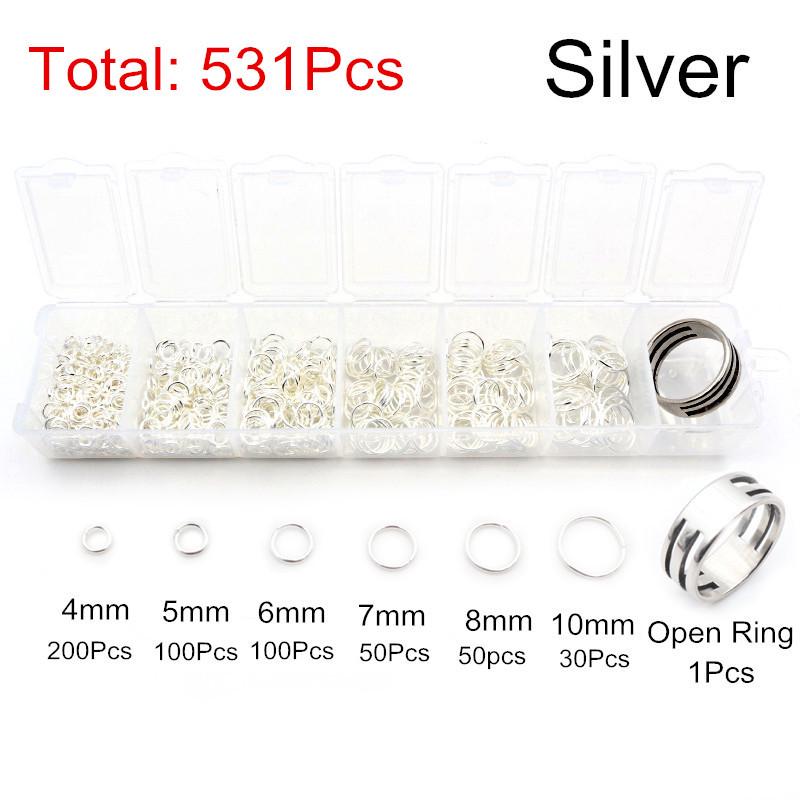 DIY Jewelry Making Kit: Jump Rings, Ear Hooks, Ear Plugs, Lobster Clasps for Earrings & Bracelets
