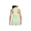 Nike Aeroswift Solid Logo Round Neck Running Vest Women tops Steam-Green FN2504-376