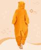 Fleece Animal Kigurumi Costume for Asian Kotsun [SAZAC] Adults, Unisex, Small-Clawed Otter,