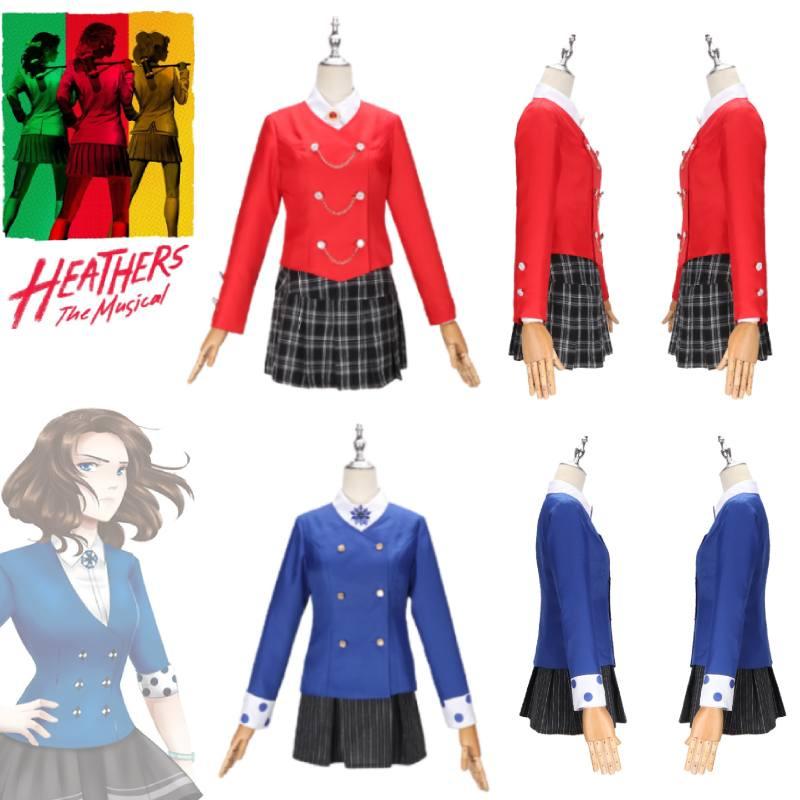 Musical The Heathers Veronica Sawyer Halloween Cosplay Costume Polyester Suit