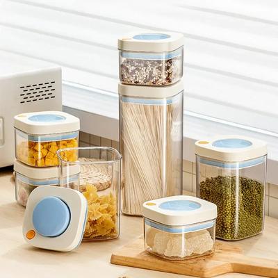 Vacuum Food Storage Box Fresh-Keeping Canister Sealed Storage Container Kitchen Storage Box Large Capacity Food Dispenser