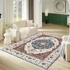 Klassisk Europeisk Tryckt Matta för Vardagsrum Heminredning Sovrum Kök Halkfria Mattor Områdesgolvmatta Tvättbara Mattor