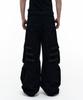 Opeoseu0012 Op. 08 Bind Curved Cargo Pants Black