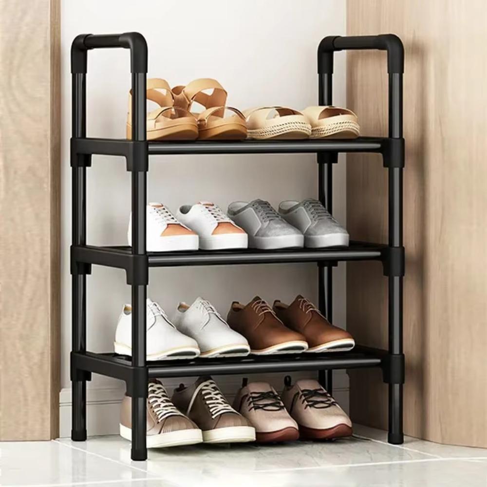 Multi-layer Shoe Hanger Easy Installation Space Save Storage Rack Thicken Dustproof Shoe Cabinet