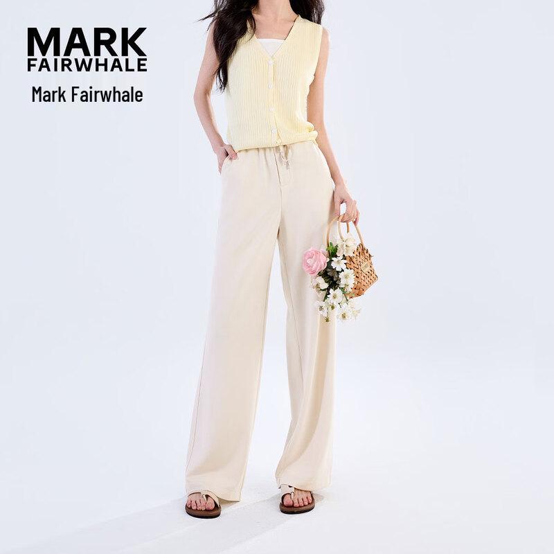 

Mark Fairwhale Women s High-Waist Loose Wide-Leg Pants