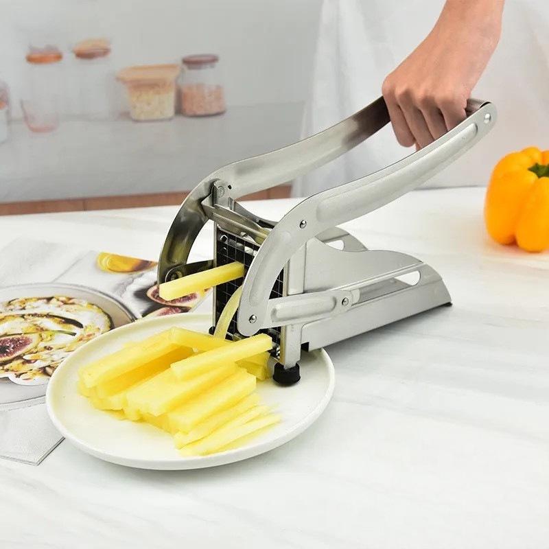 Stainless Steel Potato Cutter French Fry Chipper Vegetable Slicer Home Kitchen Tool For Carrot Cucumber