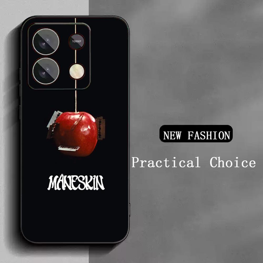 ManeS-skinS Hip Hop Design Phone Case For Redmi Note 14 13 12 11 Pro Plus S 5G 14C A3 Soft Black Phone Cover