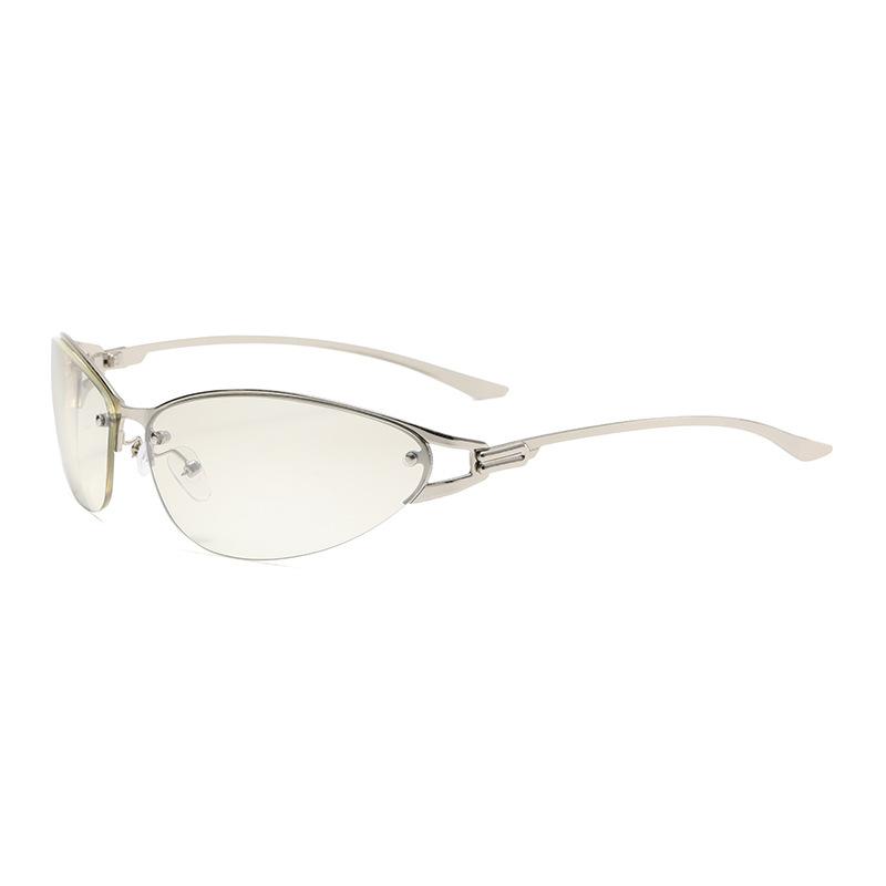 Ring metal outdoor sports sunglasses new big-name high-quality European and American Internet celebrity sunglasses Xiaoxiang spot