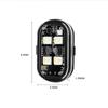 1/2/4/6pcs Anti-Collision Wireless LED Strobe Lights Rechargeable LED Warning Light