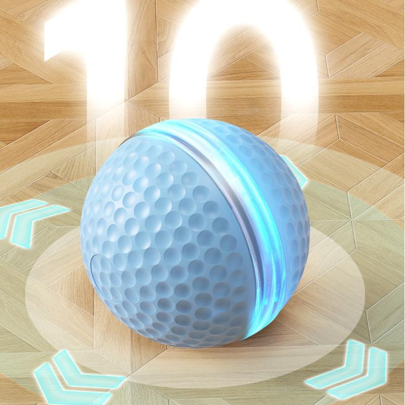 Smart Interactive Cat Toys Ball Indoor 2 Mode Rechargeable Pet Automatic Moving Ball Cat Kitten Interactive Teaser Toy