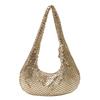 Internet celebrity armpit bag new 2025 European and American fashion retro shoulder bag ins women's personality dumpling bag pu