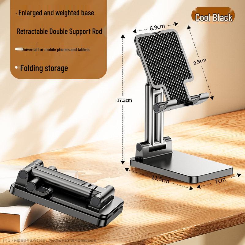 360° Rotating Tablet & Phone Stand - Adjustable Metal Aluminum Holder for iPad & PUBG Gaming