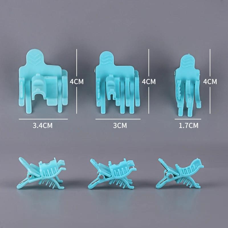 25 szt. Salonowe Klipsy do Trwałej Ondulacji Włosów Wielokrotnego Użytku dla Mężczyzn Klamry do Stylizacji Loków Rzepowe Wałki do Włosów Narzędzia Fryzjerskie do Trwałej Ondulacji Krótkich Włosów