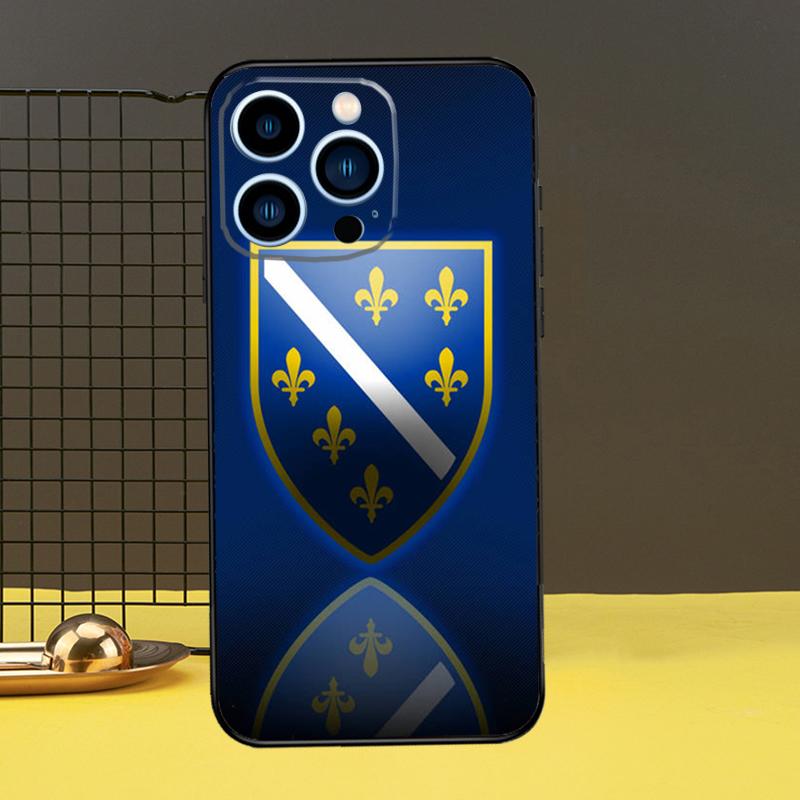 Bosnia and Herzegovina Flag Phone Case For iPhone 11 12 13 14 16 15 Pro Max Mini 7 8 Plus X XR XS Max Cover