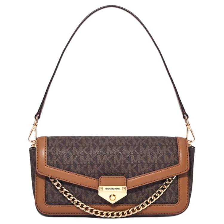 

Michael Kors Soho Classic Monogram Magnetic Closure PVC Tote Bag Women tote bags Brown 35S6G1SC5B-BROWN Basic Set (Bag+Dust Bag)
