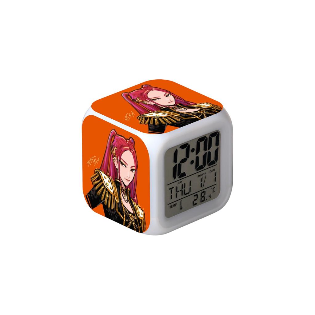 Colorful LED Night Light Alarm Clock Creative Holiday Gift For  Movie And TV