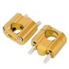 Pair 22mm 28mm 1 8in 7 8in Motorcycle Handlebar Mount Clamps Riser Adapter CNC Aluminum Alloy