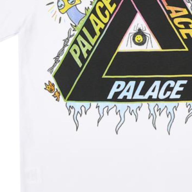 Palace Tri-Lottie T-Shirt White Unisex Tops P25TS297