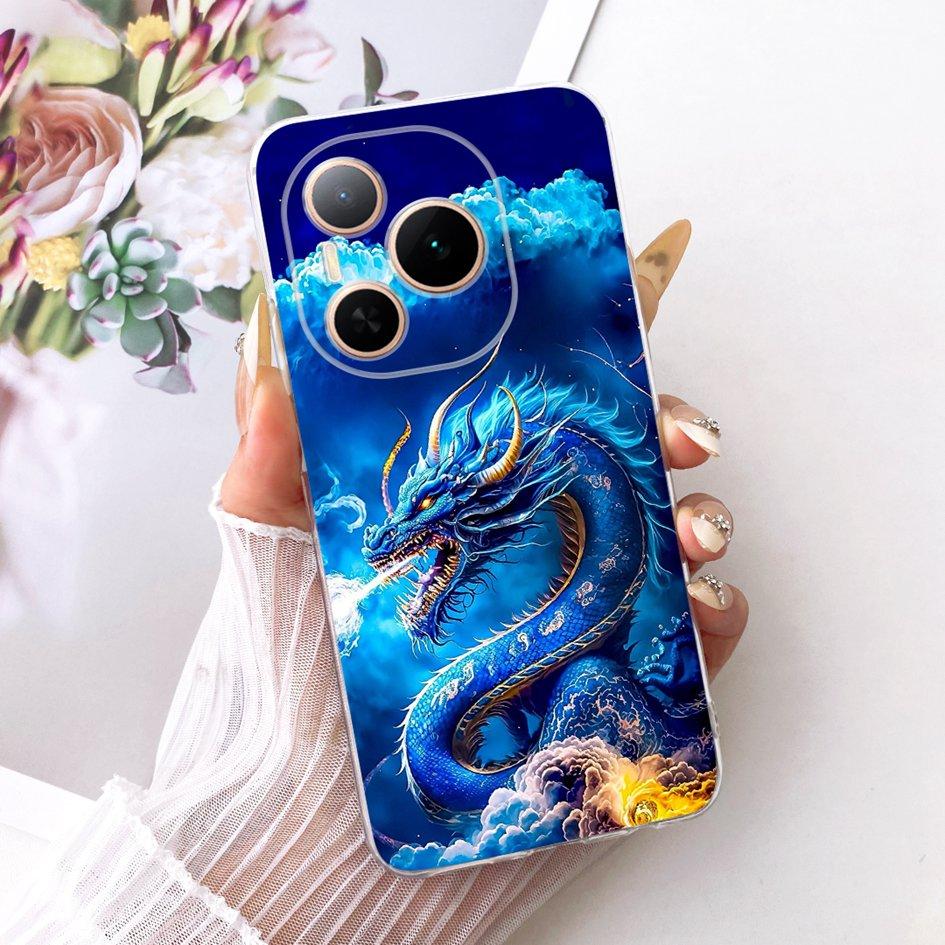 For Honor Power 5G Case DVD-AN80 DVD-AN00 Shockproof Cover Fashion Flower Marble Soft Silicone Fundas For Honor Power 2025 Coque