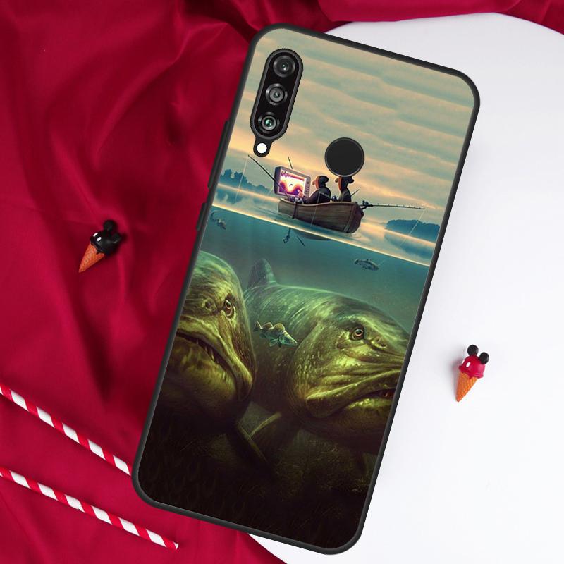 Fish Fishing For Huawei Nova 5T 9 10 SE 7i 8i 11i 12i Y73 Y90 Y70 Y72 Y61 Y91 Y60 P20 P40 P30 Lite Case