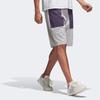 adidas Originals Atric Short Label Print Logo Straight Leg Shorts Men Shorts Gray CD6816
