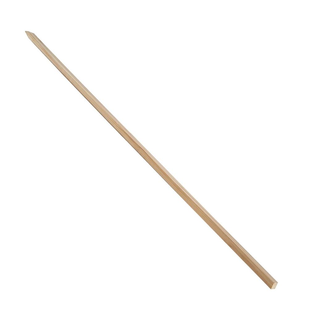 Wooden Garden Stakes, 25 Pcs 17.53×12.7×1219.2 mm Survey Grading Stakes, Garden Ground Stake with Sharp Point, Fir Wood Plant Support Stake, Sign
