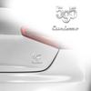 Autocollant de Voiture Métal Logo Emblème Badge 595 Décalcomanie de Coffre Pour Abarth 695 595 Turismo Competizione 70ème Anniversaire