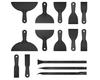 5-Piece Putty & Paint Scraper Set: Plastic Tools for Wallpaper and Wall Repair
