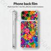 Hippie Psychedelic floral flowers TICKET Decal Skin Wrap for iPhone 17 Pro/Pro max Protective Film for Back, Frame, Camera