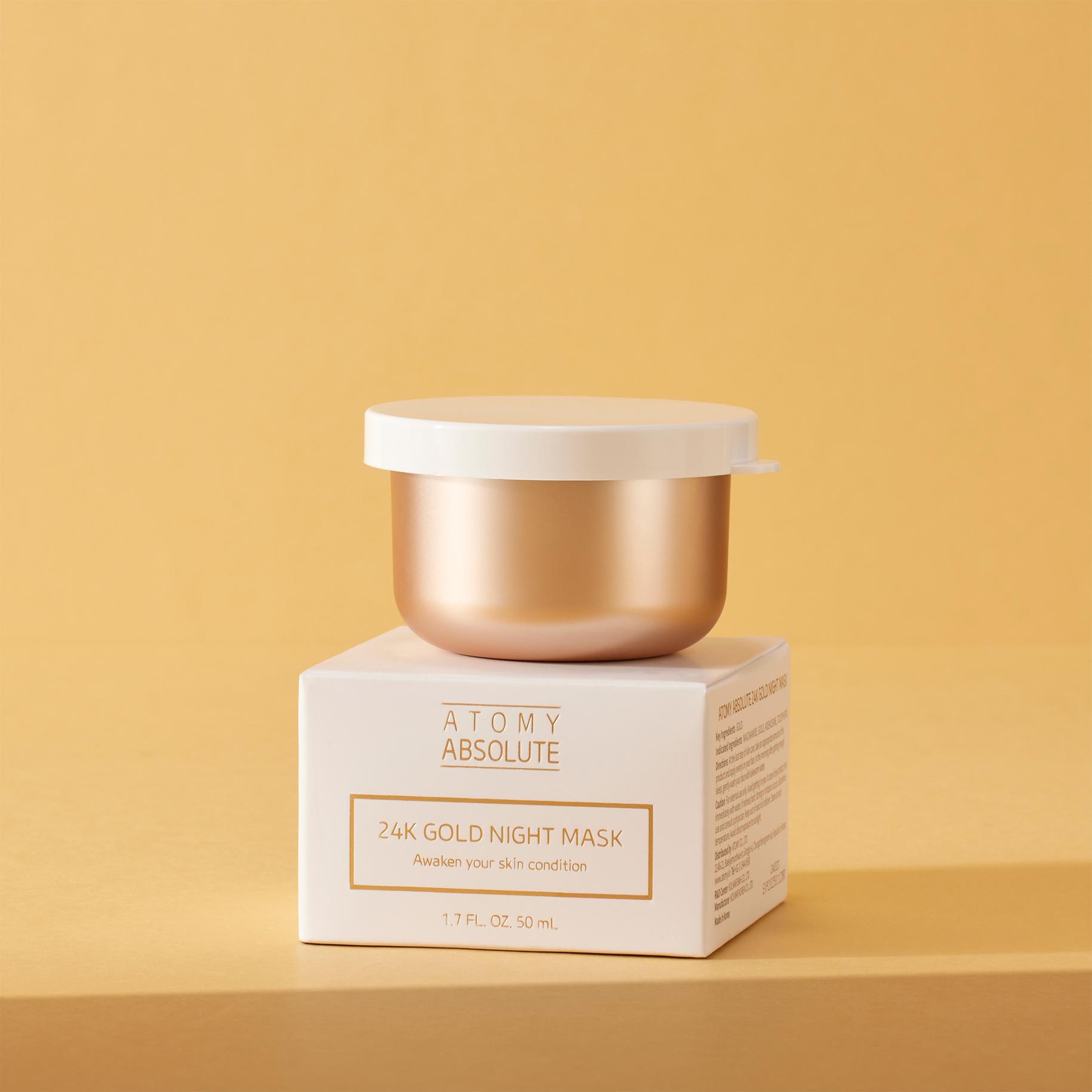 

Atomy Absolute 24K Gold Night Mask (Refill) *1Ea (50Ml)