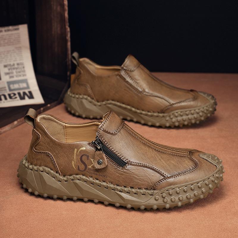 20252025 hollow hole shoes sports and leisure shoes men's summer new breathable non-slip soft-soled men's shoes