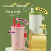 Elegant Portable Vacuum Insulated Straw Bottle