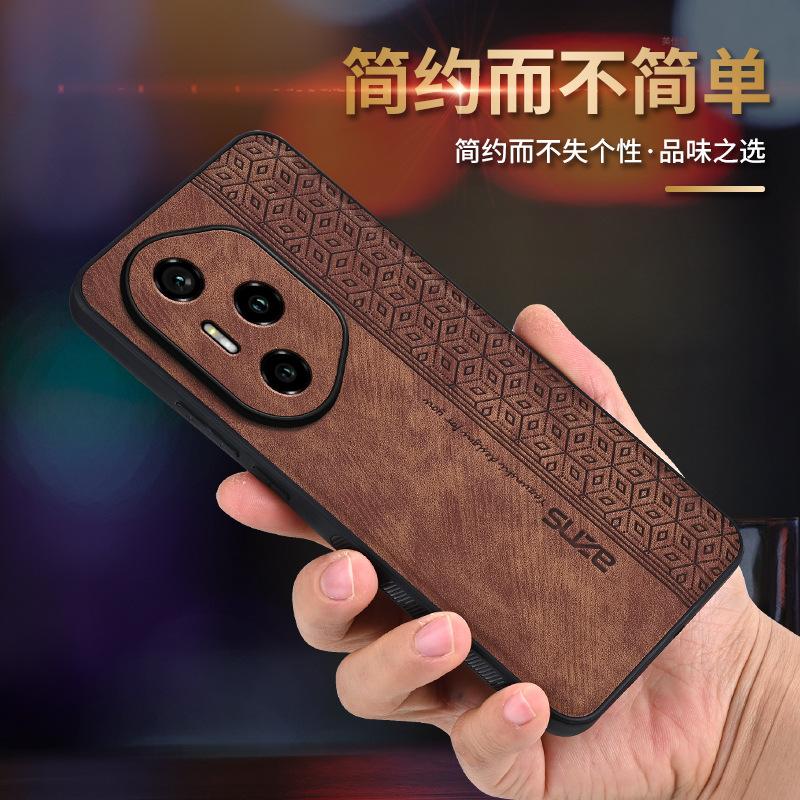 Applicable to Honor 300Pro mobile phone case, the new honor200ultra Internet celebrity 100 all-inclusive anti-drop 90 men's leather case