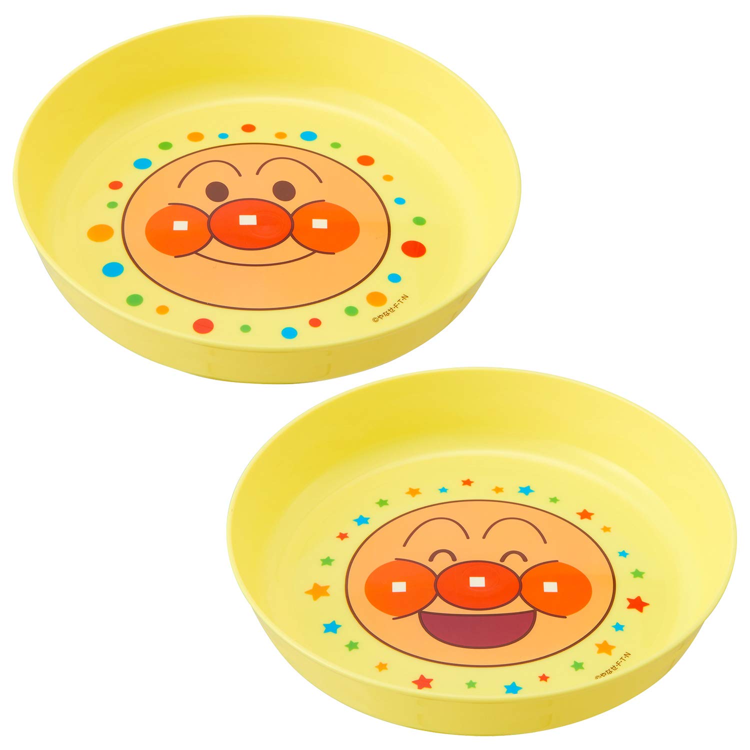 

LEC Анпанман Пластиковый Светильник x 16 x и Кипятящиеся Тарелки, 2 шт. (16 3см), Микроволновая печь, Посудомоечная машина,