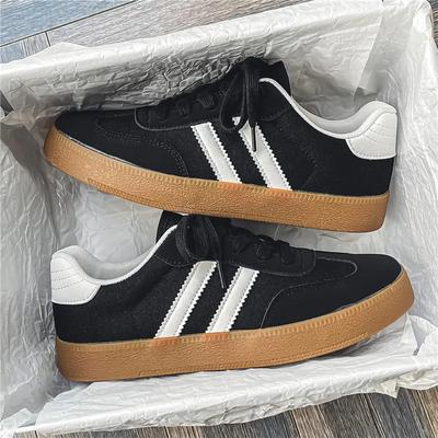 Lässige Retro-Trainingsschuhe für Herren im deutschen Stil mit Schnürung, leicht, bequem, flache Sportschuhe, Herren-Skateboard-Laufschuhe