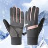 Lock Buckle Winter Cycling Gloves Thermal Fleece Warm Outdoor Gloves Thick Cycling Gloves  Sports