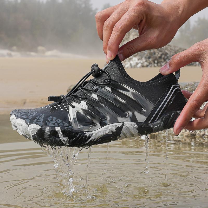 Mode Herren Damen Wasserschuhe Schnelltrocknende Wasserschuhe Atmungsaktiv Rutschfest Strandschuhe Fitnessstudio Wandern Schwimmen Watschuhe