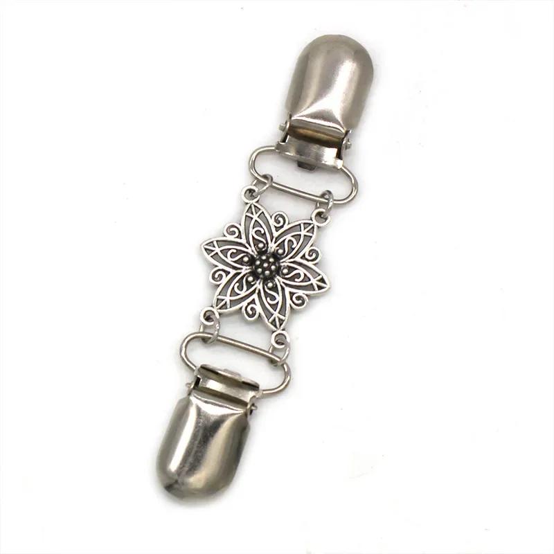 Popular Brooch Clip, Fashionable Vintage Cardigan Sweater Clip, Women's Scarf Buckle, Anti Glare Accessories
