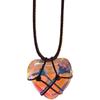 Colorful Cartoon Barbie Heart Crystal Necklace - Princess Diamond Castle Best Friend Jewelry Gift