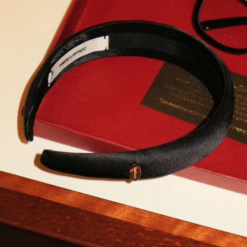 Hackesch Silk Headband_Black