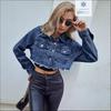 Women's European & American INS Denim Jacket - Casual, Versatile, Fashionable Short Style