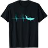 Bottlenose Dolphin Heartbeat Mammals EKG Pulse Ocean T-Shirt