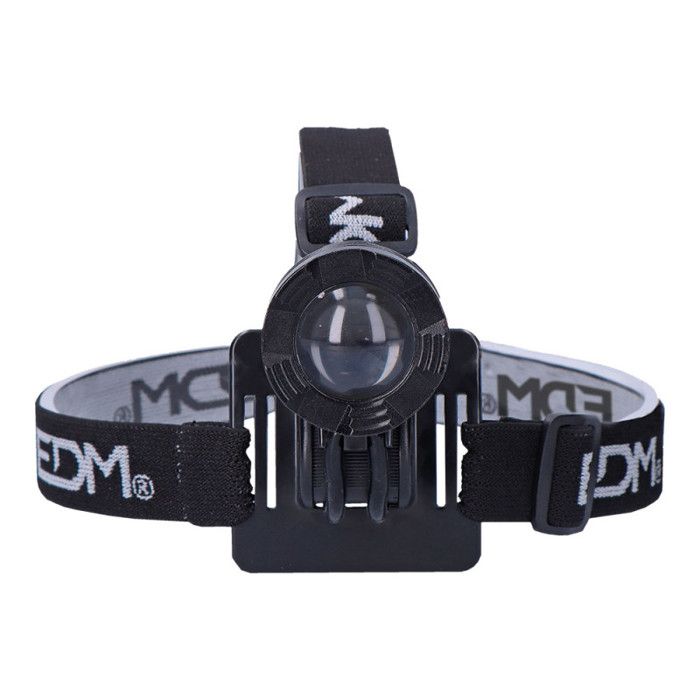 Torche De Vélo - EDM - Avant LED 180Lm - IP54 - 4 Piles Incluses - Support Guidon