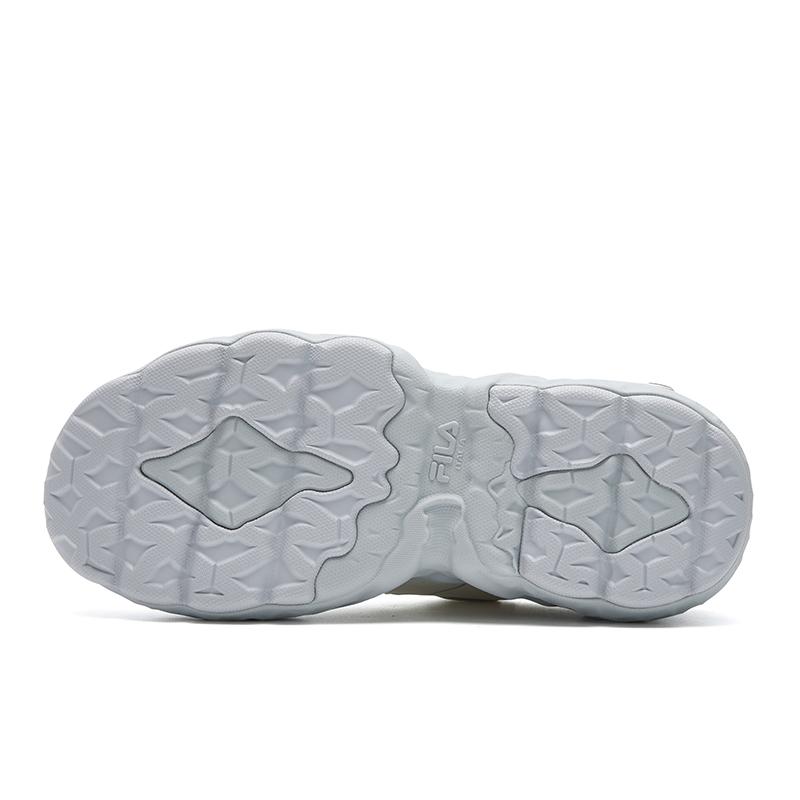 FILA MUFFIN Cushioning Abrasion Resistant Breathable Lightweight Low top Casual Shoes Women's Micro White F12W541145FWW
